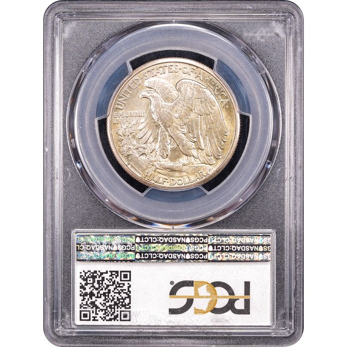 1933-S Walking Liberty Half (50c) Reverse Slab Image