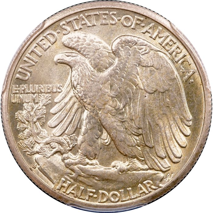 1933-S Walking Liberty Half (50c) Reverse Image