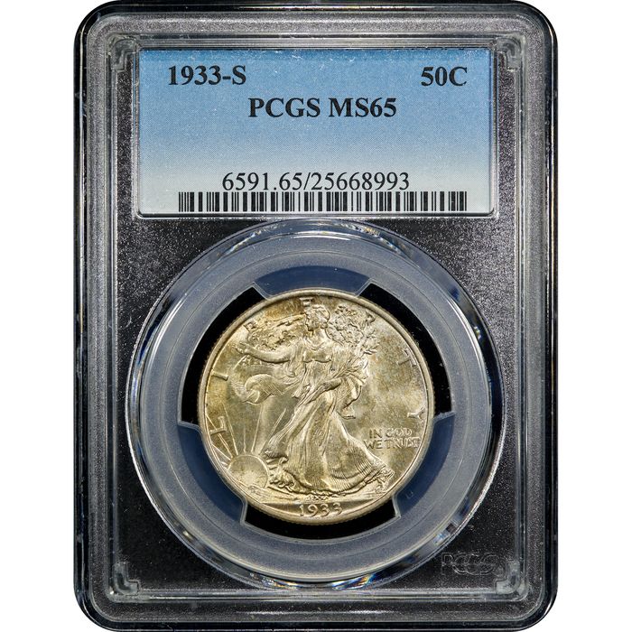 1933-S Walking Liberty Half Dollar (50c) Obverse Image