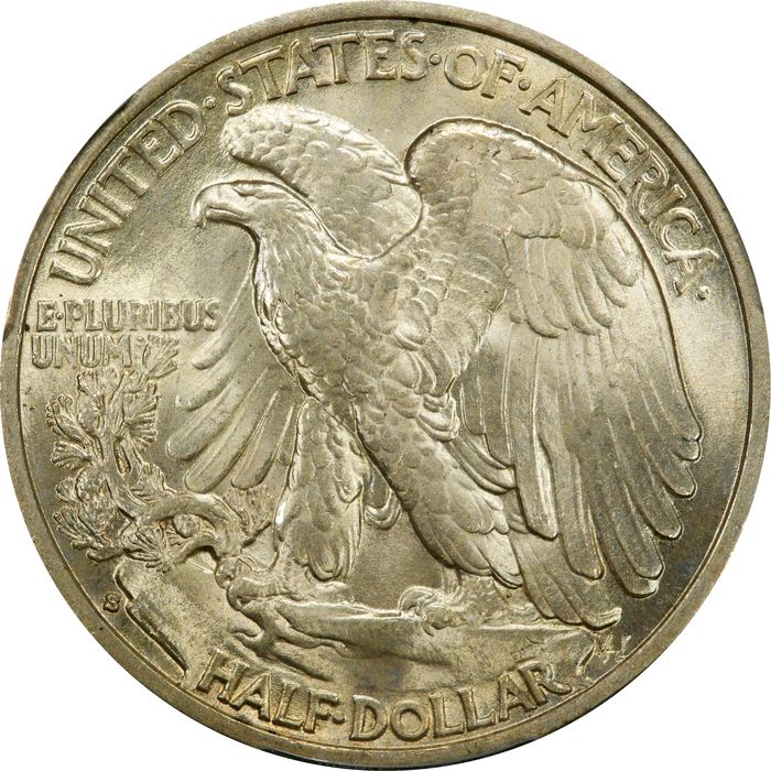 1933-S Walking Liberty Half Dollar (50c) Photo 4