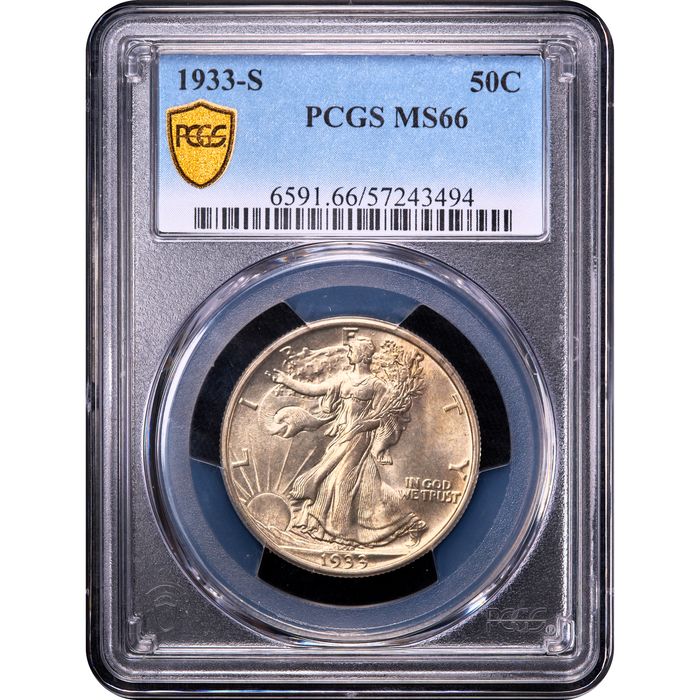 1933-S Walking Liberty Half Dollar (50c) Obverse Image