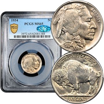 1934 Buffalo Nickel (5c) Composite Image