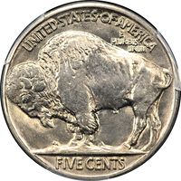 1934 Buffalo Nickel (5c) Reverse Image