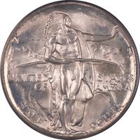 1934-D Oregon Commemorative Half Dollar (50c) OGH Obverse Image