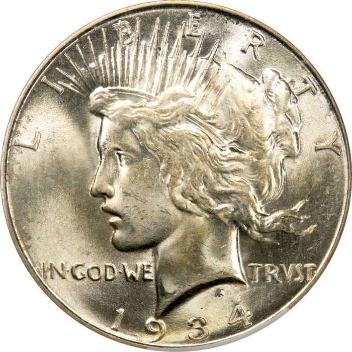 1934-D Peace Dollar ($1) Obverse Image