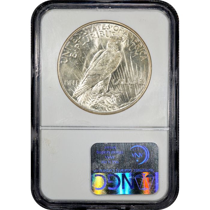 1934-D Peace Dollar ($1) Reverse Slab Image