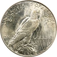 1934-D Peace Dollar ($1) Reverse Image