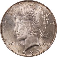 1934-D Peace Dollar ($1) Obverse Image