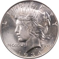 1934-D Peace Dollar ($1) Obverse Image