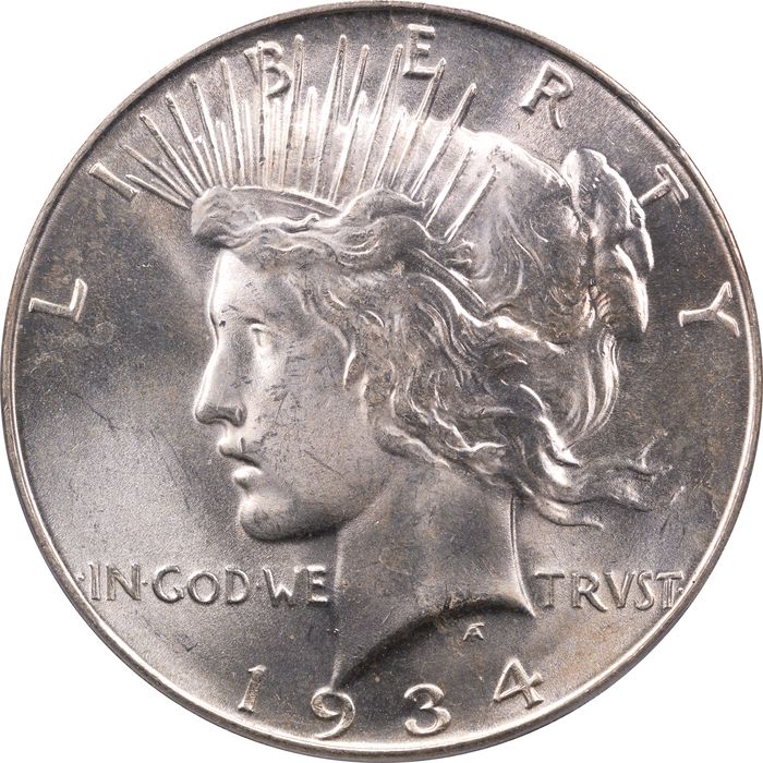 1934-D Peace Dollar ($1) Obverse Image