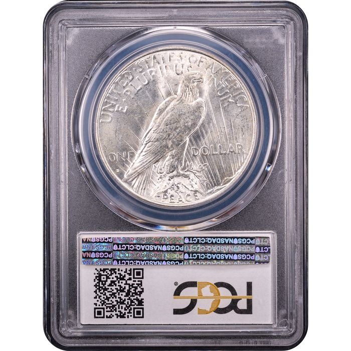 1934-D Peace Dollar ($1) Reverse Slab Image