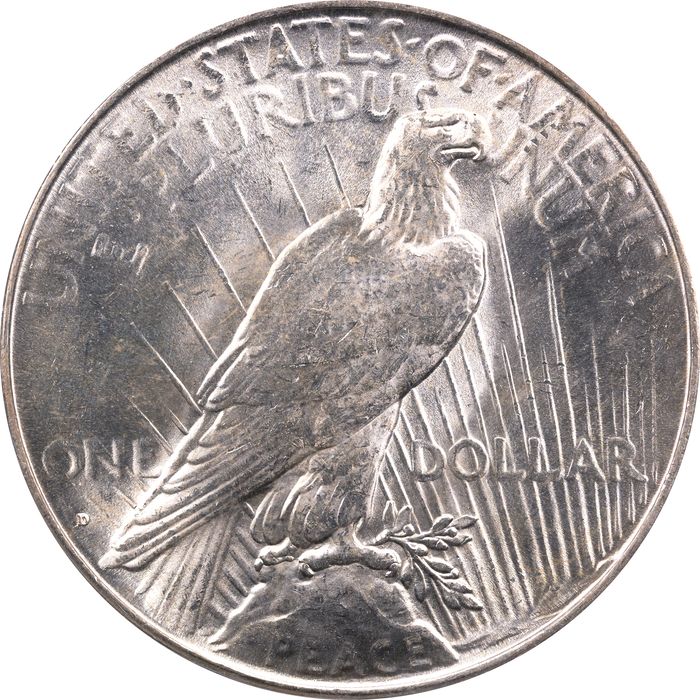 1934-D Peace Dollar ($1) Reverse Image