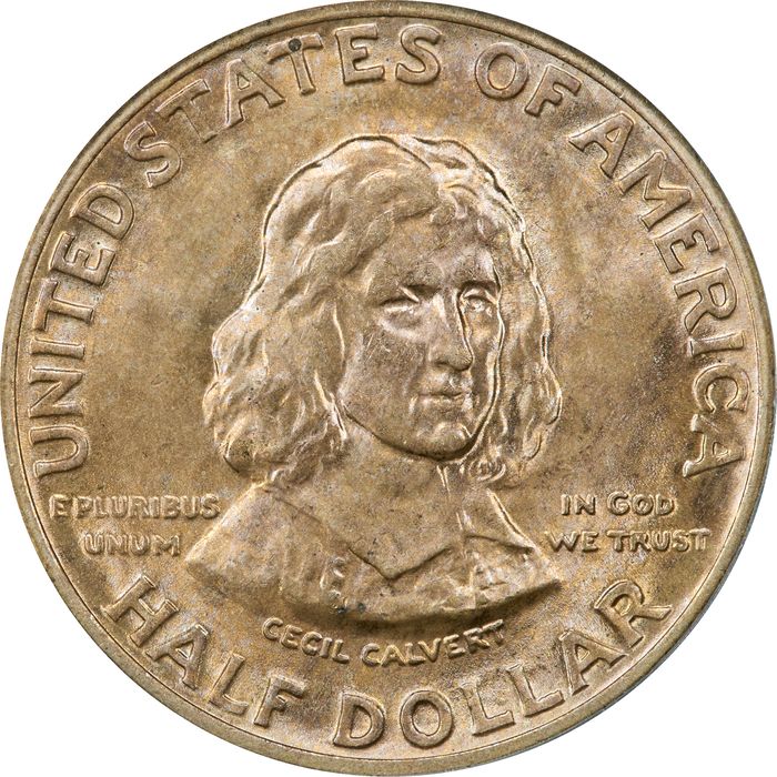 1934 Maryland Commem Half Dollar (50c) Photo 3