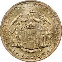 1934 Maryland Commem Half Dollar (50c) Photo 4