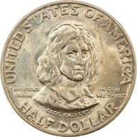 1934 Maryland Commemorative Half Dollar (50c) Photo 3