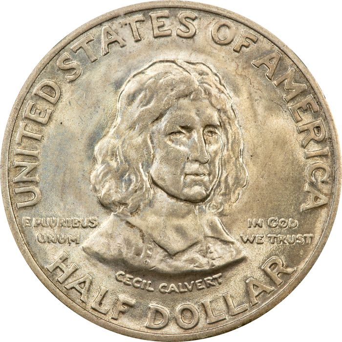 1934 Maryland Commemorative Half Dollar (50c) Photo 3
