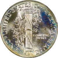 1934 Mercury Dime (10c) Photo 4
