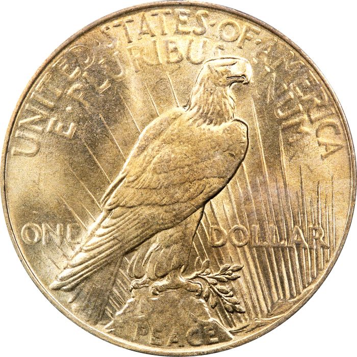 1934 Peace Dollar ($1) Reverse Image