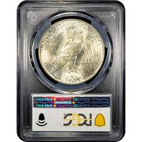 1934 Peace Dollar ($1) Reverse Slab Image