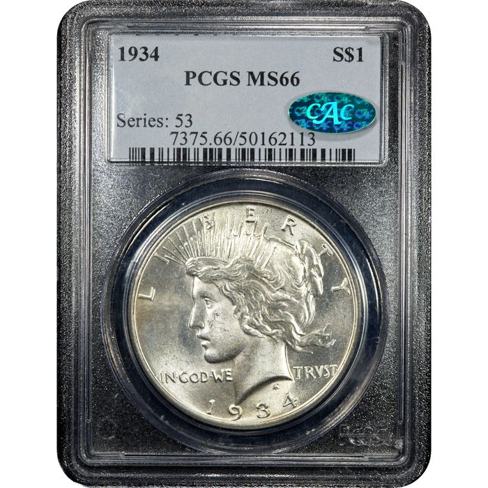 1934 Peace Dollar ($1) Obverse Image