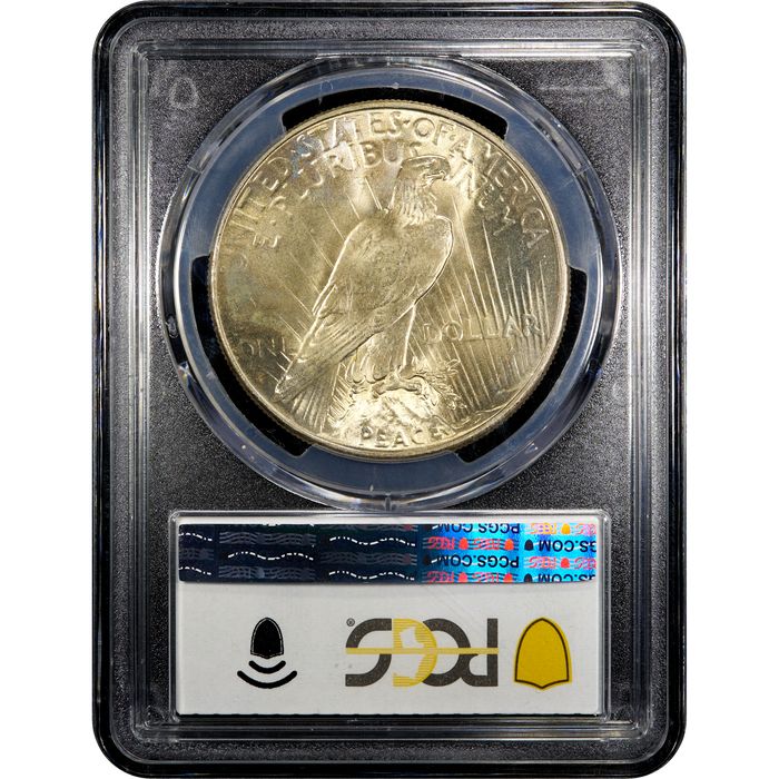 1934 Peace Dollar ($1) Reverse Slab Image