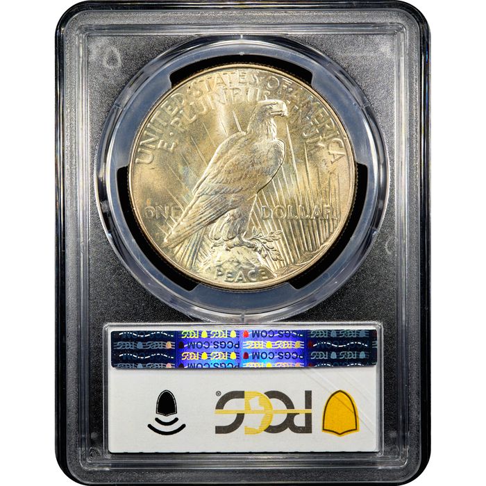 1934 Peace Dollar ($1) Reverse Slab Image
