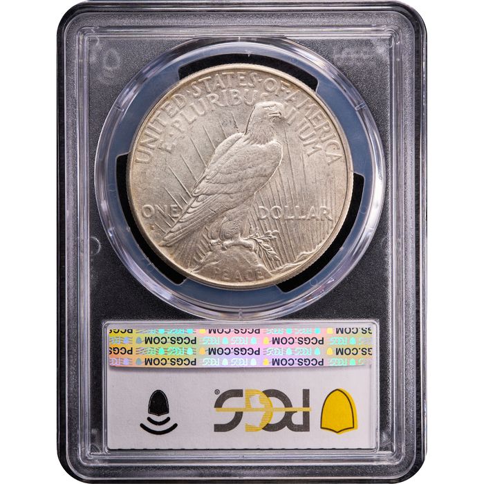 1934-S Peace Dollar ($1) Reverse Slab Image
