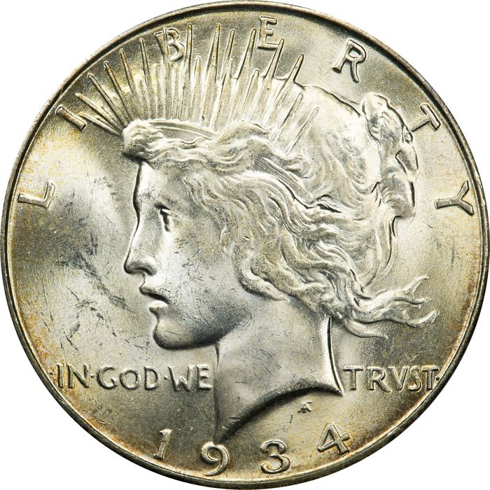1934-S Peace Dollar ($1) Obverse Image