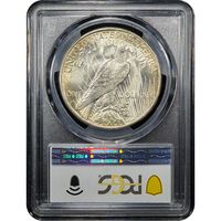 1934-S Peace Dollar ($1) Reverse Slab Image
