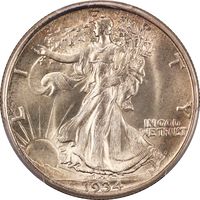 1934 Walking Liberty Half (50c) Obverse Image