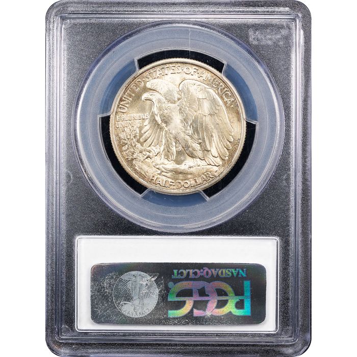 1934 Walking Liberty Half (50c) Reverse Slab Image