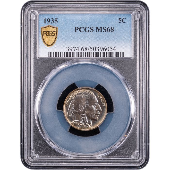 1935 Buffalo Nickel (5c) Obverse Slab Image