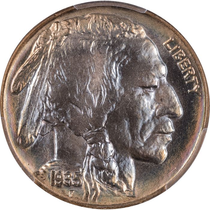 1935 Buffalo Nickel (5c) Obverse Image