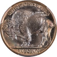 1935 Buffalo Nickel (5c) Reverse Image
