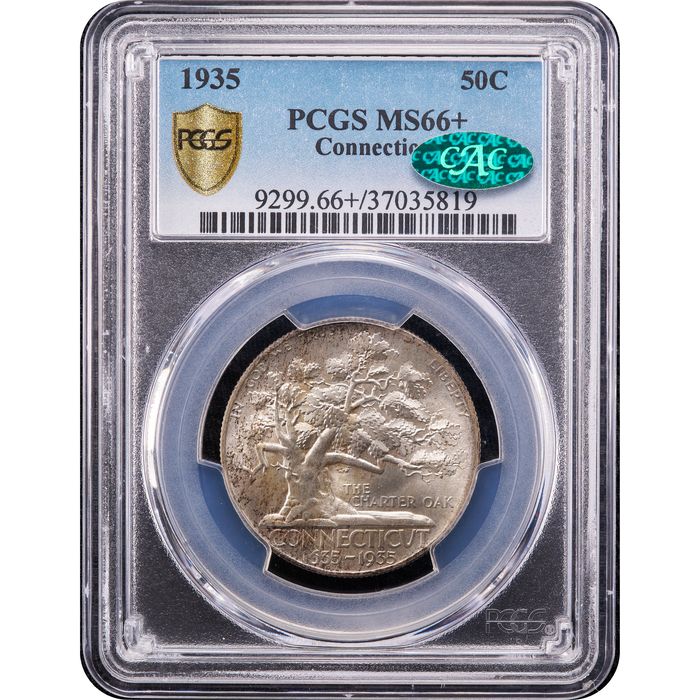 1935 Connecticut Commemorative Half Dollar (50c) Obverse Image