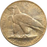 1935 Connecticut Commemorative Half Dollar (50c) Rattler Reverse Image