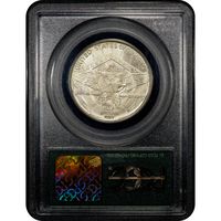 1935-D Arkansas Commemorative Half Dollar (50c) OGH Reverse Slab Image