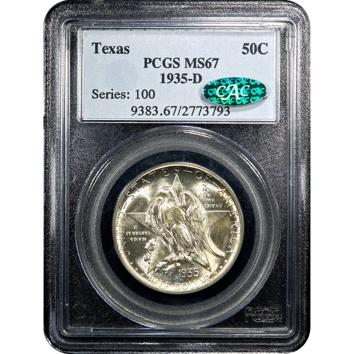 1935-D Texas Commem Half Dollar (50c) Obverse Image