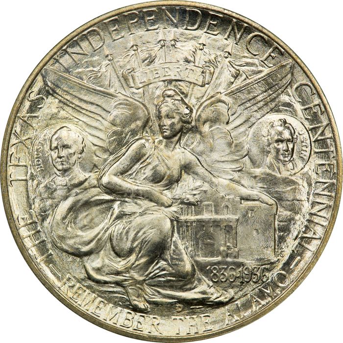 1935-D Texas Commem Half Dollar (50c) Photo 4