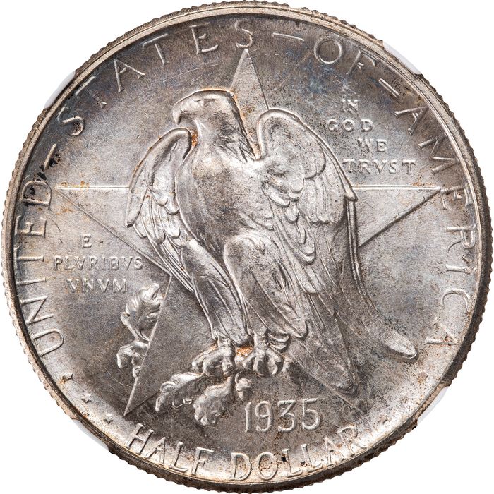 1935-D Texas Commemorative Half Dollar (50c) Obverse Image