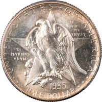 1935-D Texas Commemorative Half Dollar (50c) Obverse Image