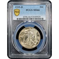1935-D Walking Liberty Half Dollar (50c) Obverse Image