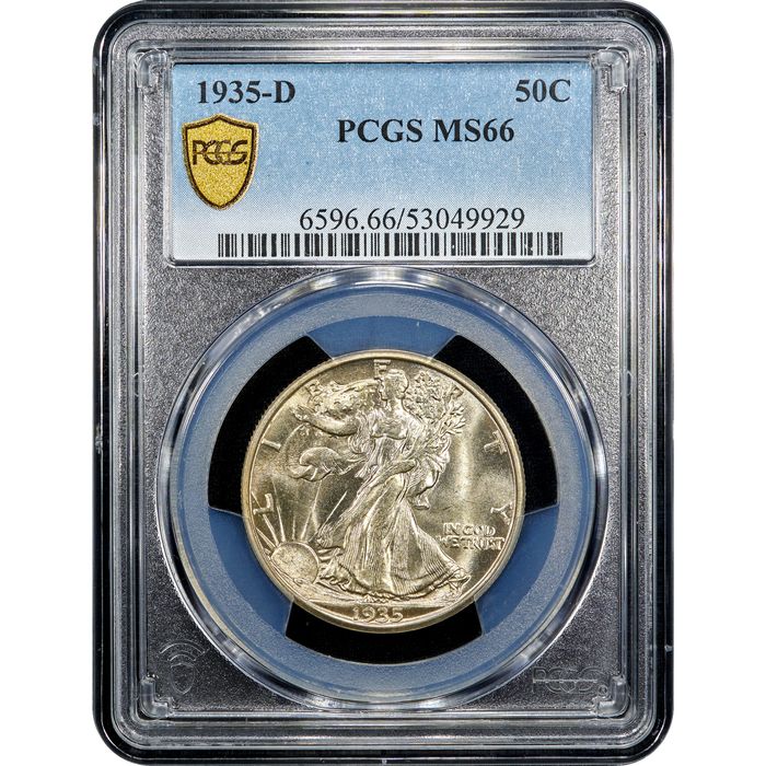 1935-D Walking Liberty Half Dollar (50c) Obverse Image