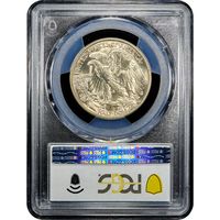 1935-D Walking Liberty Half Dollar (50c) Reverse Image