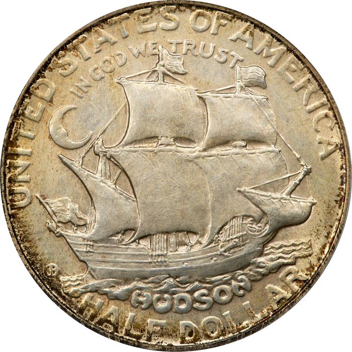 1935 Hudson Commemorative Half Dollar (50c) Reverse Image