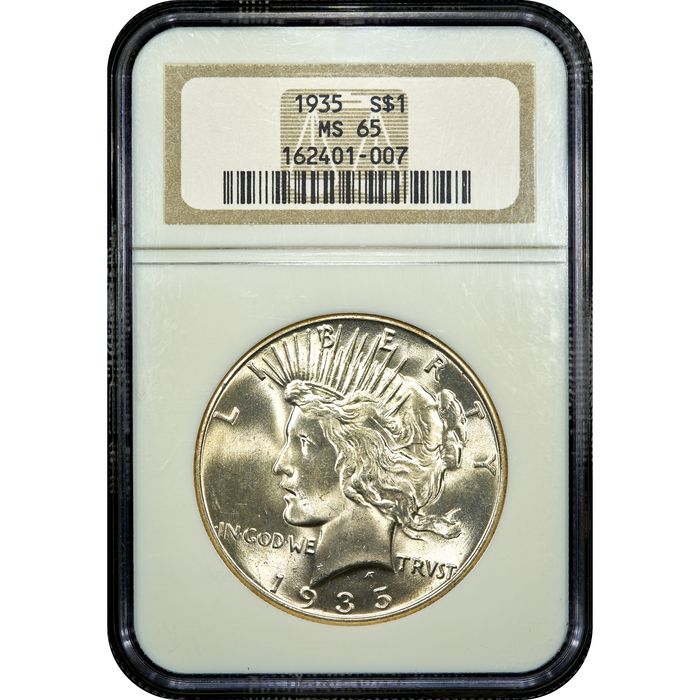 1935 Peace Dollar ($1) Obverse Image