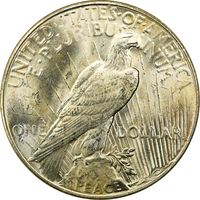 1935 Peace Dollar ($1) Photo 4