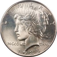 1935 Peace Dollar ($1) Obverse Image