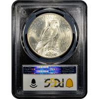 1935 Peace Dollar ($1) Reverse Slab Image