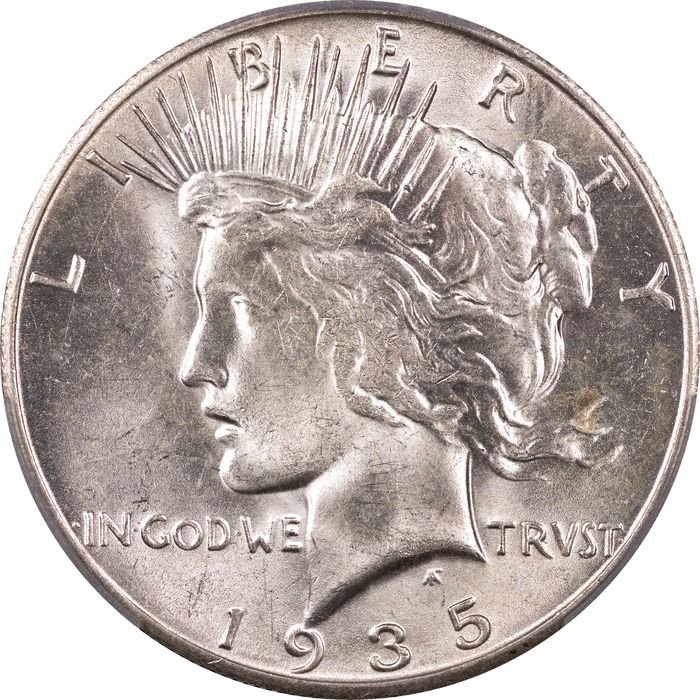 1935-S Peace Dollar ($1) Obverse Image